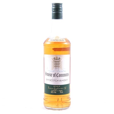 Lot 206 - House of Commons 12 year old blended Scotch whisky, signed by Margaret Thatcher