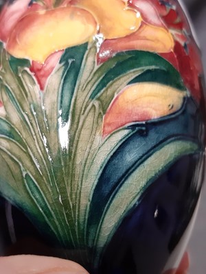 Lot 20 - Walter Moorcroft for Moorcroft, a vase in the Freesia design.