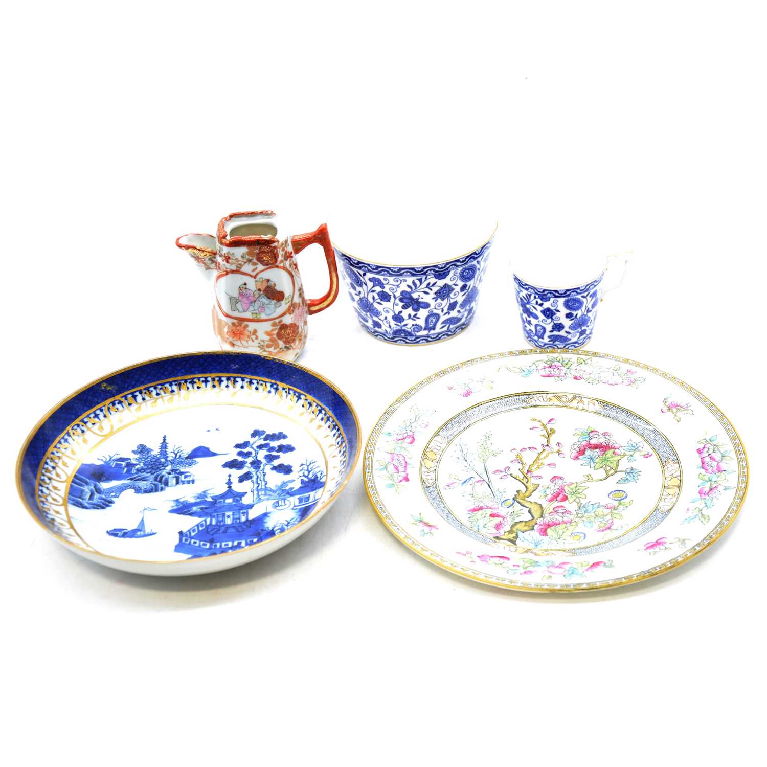 Lot 53 - Royal Crown Derby Wilmot pattern part coffee service, and other decorative ceramics
