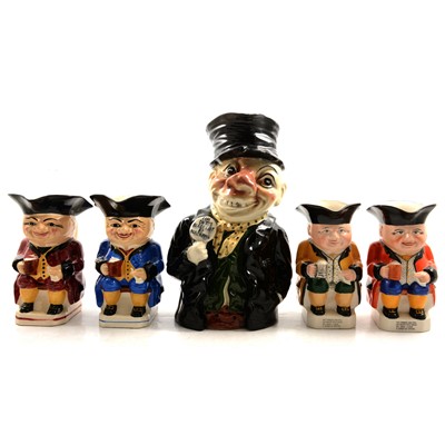 Lot 107 - Collection of 20th century seated Toby jugs