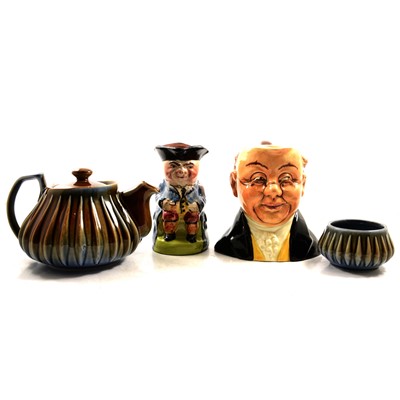 Lot 80 - Quantity of decorative ceramics, including Tobys