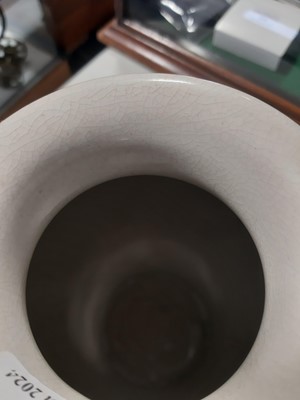 Lot 1 - Large Japanese Satsuma pottery vase