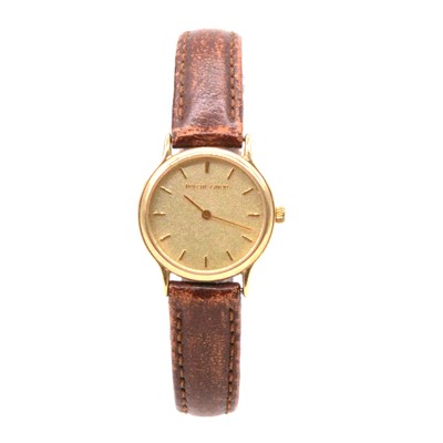 Lot 412 - Bueche-Girod - a lady's 9 carat yellow gold wristwatch.