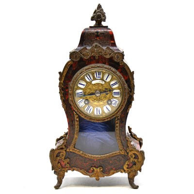 Lot 85 - French boulle mantel clock