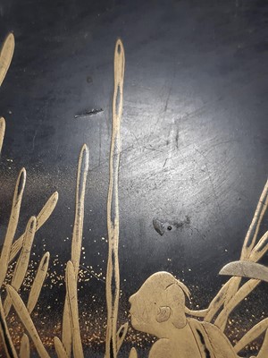 Lot 121 - Japanese lacquered ink box