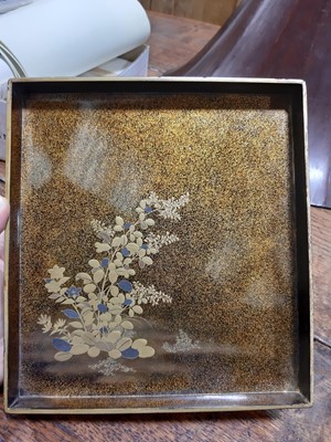 Lot 121 - Japanese lacquered ink box
