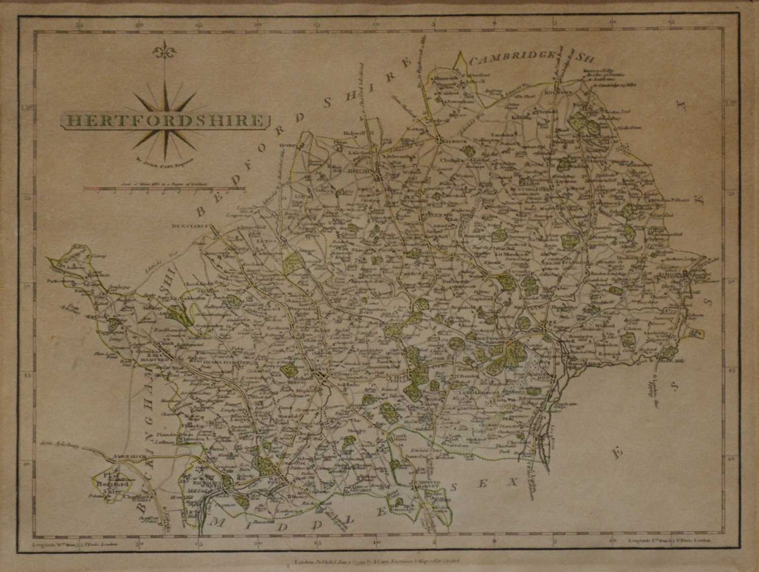 Lot 406 - Hertfordshire maps