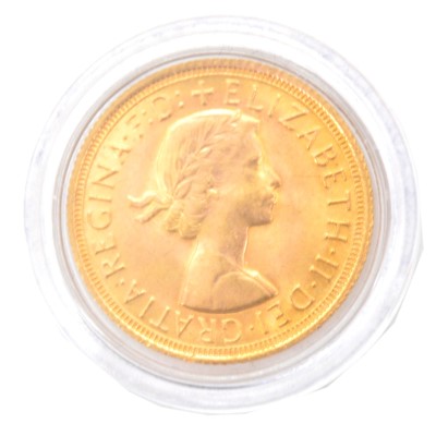 Lot 319 - A Gold Full Sovereign Coin, Elizabeth II 1967.