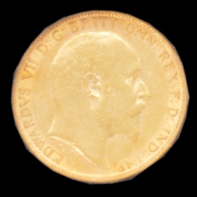 Lot 324 - A Gold Half Sovereign Coin, Edward VII 1903..