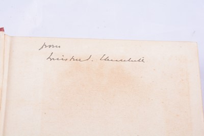 Lot 56 - Winston Spencer Churchill, Lord Randolph Churchill, signed by Winston Churchill