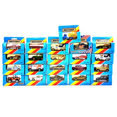 Lot 74 - Twenty-one Matchbox models, in window boxes