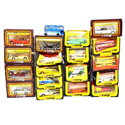 Lot 135 - Nineteen Corgi die-cast vehicles, most boxed