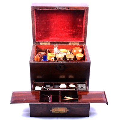 Lot 142A - Late Georgian mahogany medicine chest
