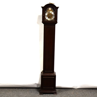 Lot 254 - Elliott walnut grandmother clock