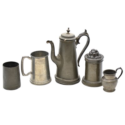 Lot 161 - Three pewter moulds, etc.