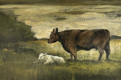 Lot 402 - Maggy Howard, three cattle paintings