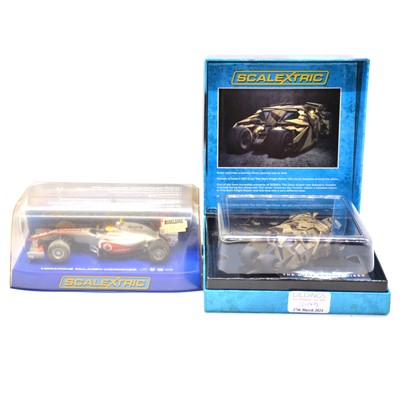 Lot 121 - Two Scalextric slot cars, boxed
