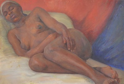 Lot 222 - J Dekenah, Nude Study