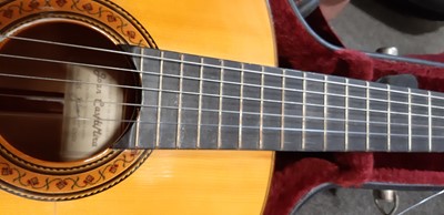 Lot 258 - Joan Cashimira 105 flamenco six string acoustic guitar