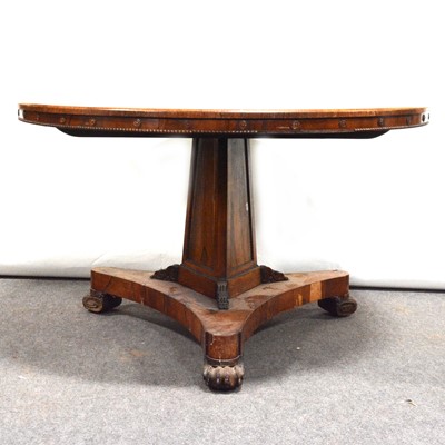 Lot 260 - Victorian rosewood table