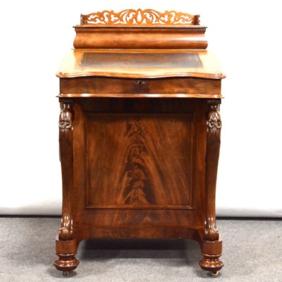 Lot 250 - Victorian mahogany Davenport