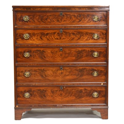 Lot 469 - Victorian mahogany chest of drawers