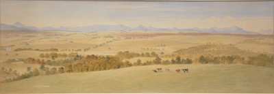 Lot 225 - English School, Panoramic landscape