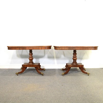 Lot 230 - George IV mahogany dining table