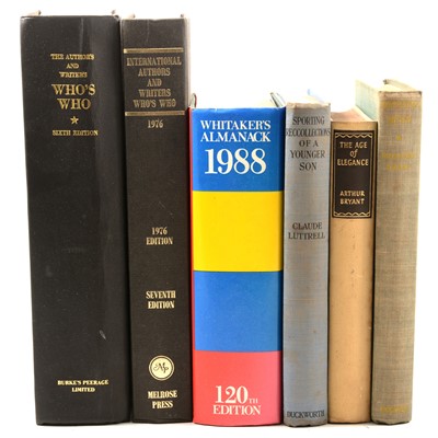 Lot 106 - A collection of books, general interest. (10...