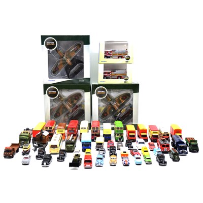 Lot 95 - A box of die-cast model vehicles, mostly Oxford die-cast