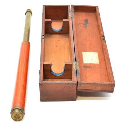 Lot 203 - Telescope, C West, early 19th Century