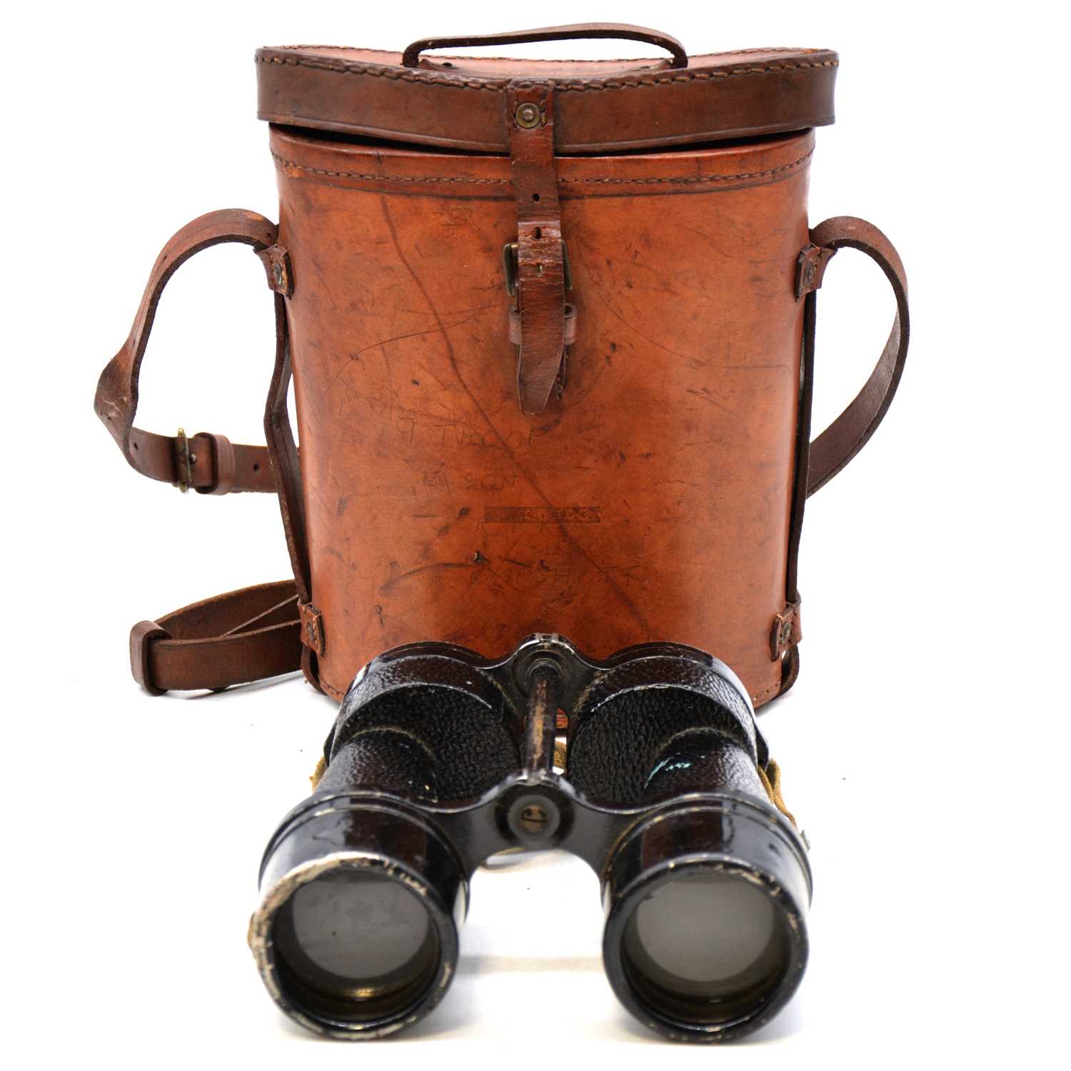 Lot 206 - Pair of WWII Bino-Prism No 5 MkII binoculars,