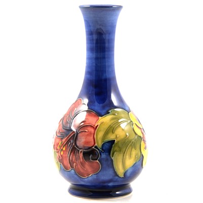 Lot 45 - Walter Moorcroft vase in the Hibiscus design