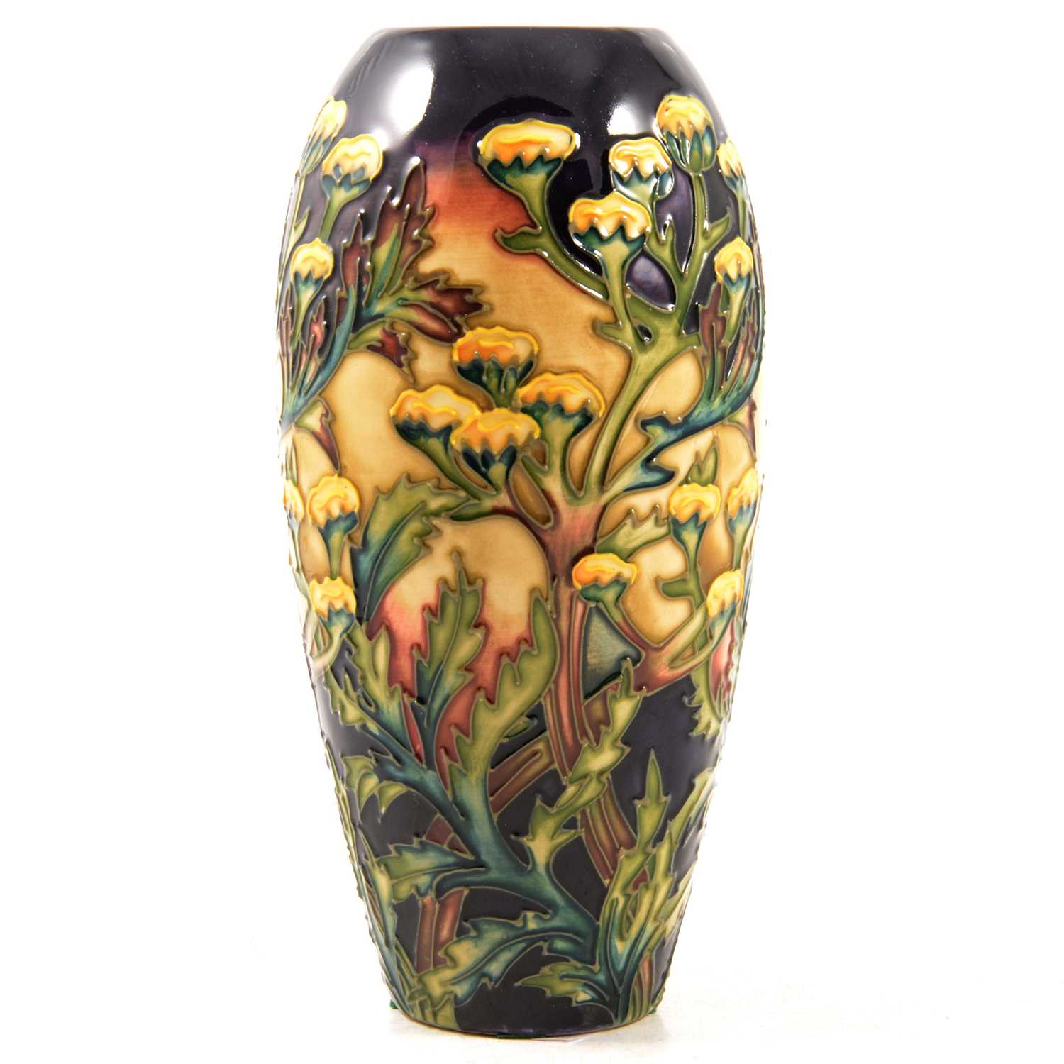 Lot 7 - Philip Gibson for Moorcroft, a vase in the Tansy design