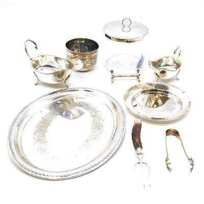 Lot 136 - Small quantity of silver plated wares