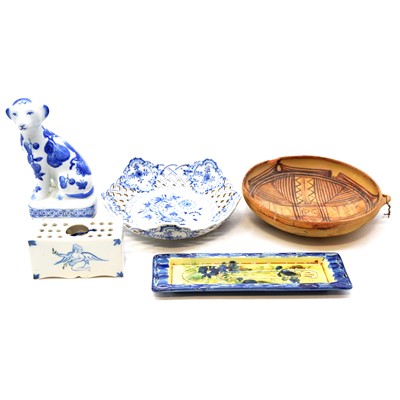 Lot 85 - Quantity of decorative porcelain and studio pottery