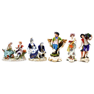 Lot 74 - Collection of British and Continental porcelain figurines