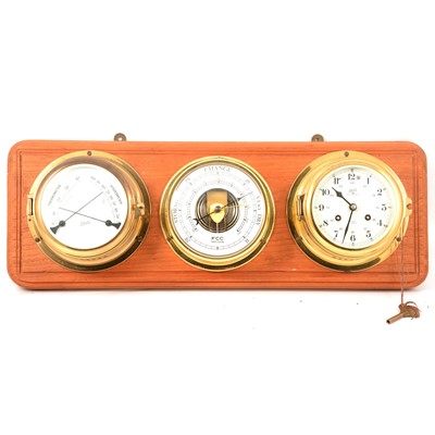 Lot 88 - Schatz Midi-Marimer clock, barometer and thermometer