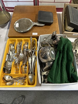 Lot 127 - A collection of silver-plated wares