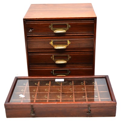 Lot 226 - Two collectors cabinets