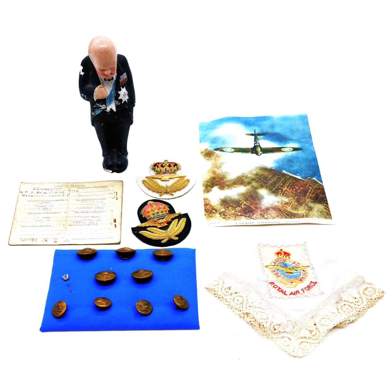 Lot 235 - Small collection of RAF related collectables,