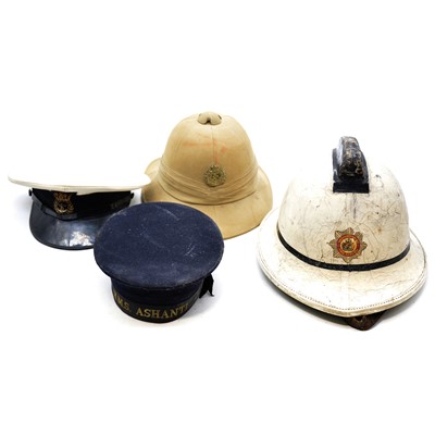 Lot 252 - Various helmets and caps