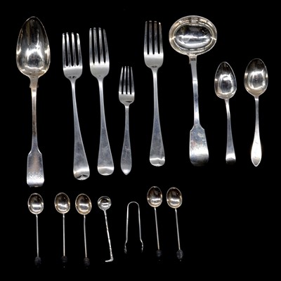 Lot 353 - Silver cutlery