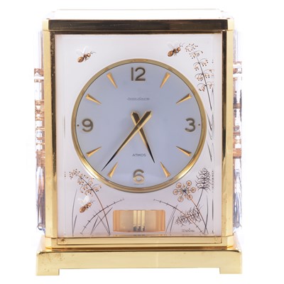 Lot 207 - Jaeger-LeCoultre ‘Marina Bees White’ Lucite Atmos clock