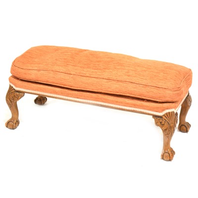 Lot 446 - Long footstool