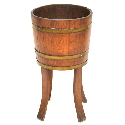 Lot 428 - Oak jardiniere