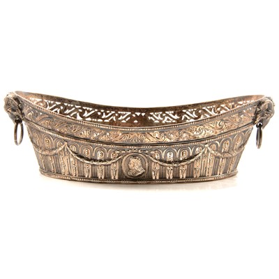 Lot 164 - Continental silver basket