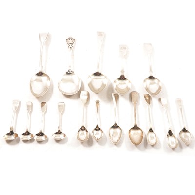 Lot 168 - A small collection of silver cutlery