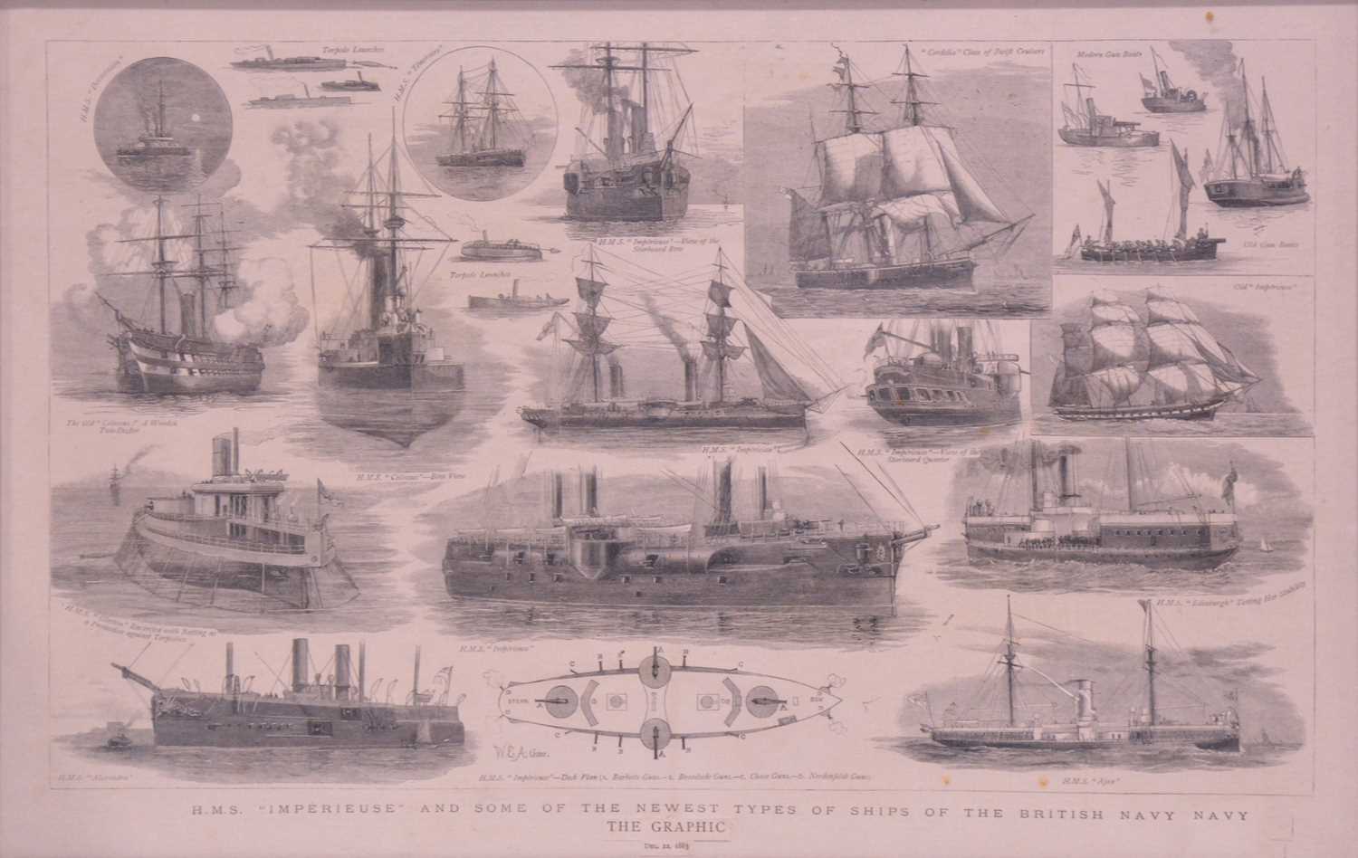 Lot 193 - Four maritime prints from Illustrated London News