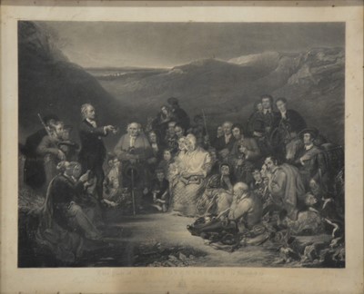 Lot 234 - John Charles Bromley after G Harvey, The Covenanters